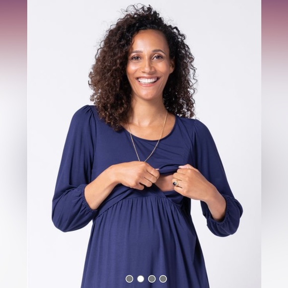 Seraphine NWT Tiered Maternity and Nursing Dress - Picture 2 of 13